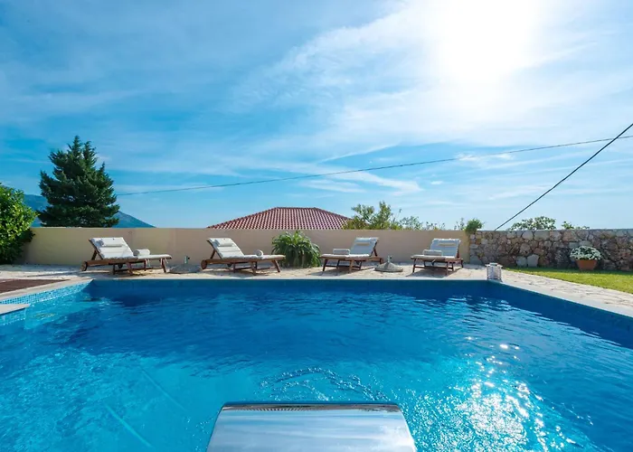 Villa Platanus With Private Pool Sea View Mlini